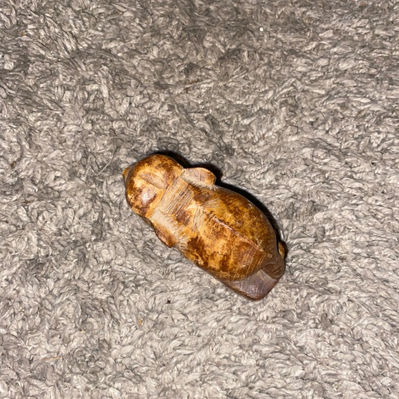 vintage handmade wooden elephant statue - Picture 4 of 5